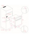 Horno Multifunción -  Teka AirFry HCB 6526, 60 cm, Hydroclean ECO, Inox