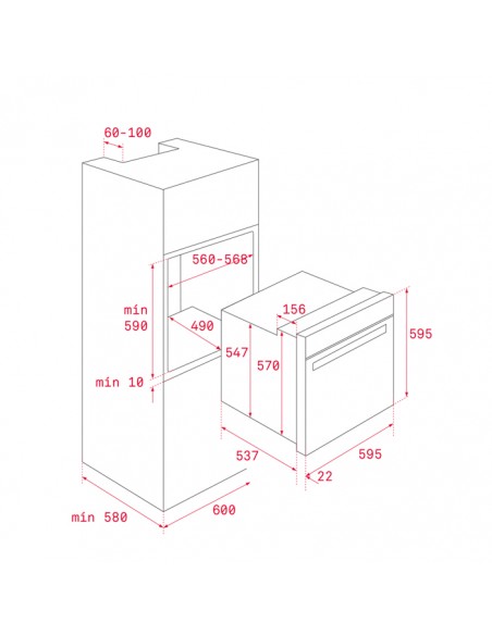 Horno Multifunción - Teka HCB 6525, Inox