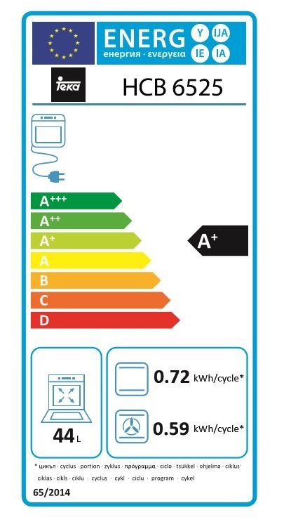 Etiqueta de Eficiencia Energética - 111020033