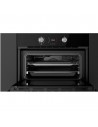 Horno Multifunción -  Teka AirFry HLC 8406, 45 cm, Hydroclean PRO, Cristal Negro