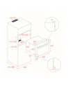 Horno Multifunción -  Teka AirFry HLC 8406, 45 cm, Hydroclean PRO, Cristal Negro