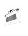 Horno Microondas  - Teka HLC 8440 C, Cristal Blanco, 45cm