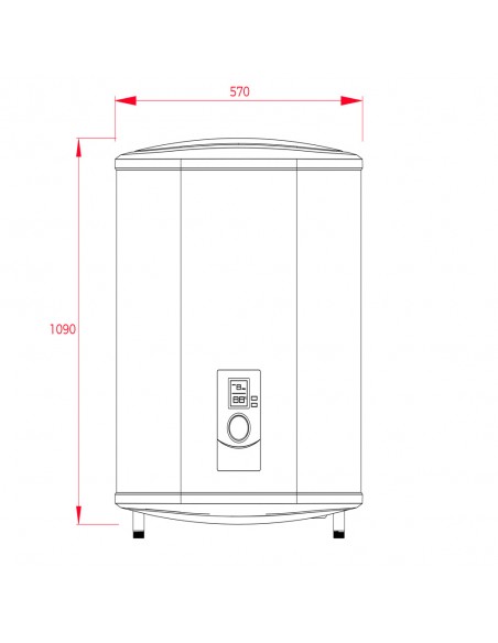 Termo Eléctrico - Teka SHS 100 Slim,...