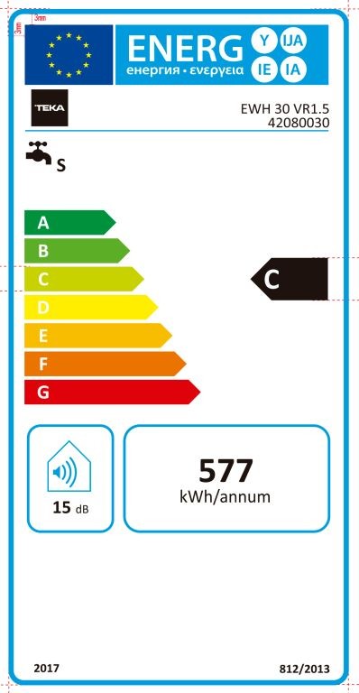Etiqueta de Eficiencia Energética - 111720001