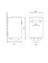 Termo - Teka EWH 100 C, Blanco, 100 Litros, Vertical