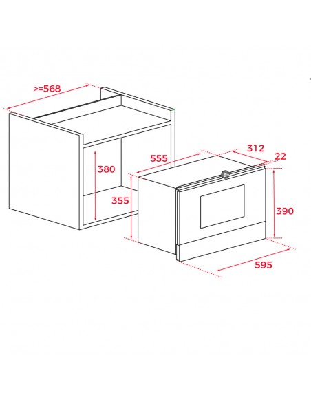 Microondas Integrable -  Teka ML...
