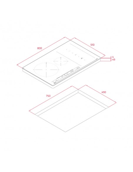 Placa Inducción - Teka IZS 86630 MST,...
