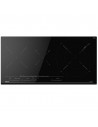 Placa Inducción - Teka IZC 83620 MST, 3 zonas de cocción, Touch control Multislider, Biselada, 80x40 cm, Negro