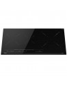 Placa Inducción - Teka IZC 83620 MST, 3 zonas de cocción, Touch control Multislider, Biselada, 80x40 cm, Negro