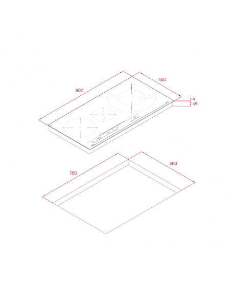 Placa Inducción - Teka IZC 83620 MST,...