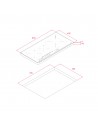 Placa Inducción - Teka IZC 83620 MST, 3 zonas de cocción, Touch control Multislider, Biselada, 80x40 cm, Negro