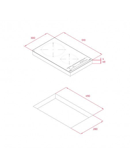 Placa Modular Inducción - Teka IZC...