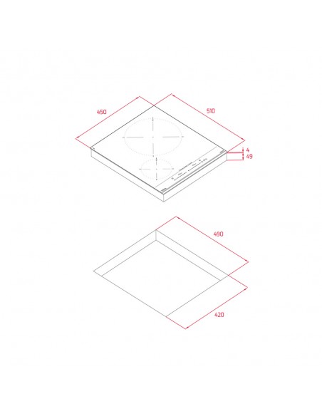 Placa Modular Induccion - Teka IZC...