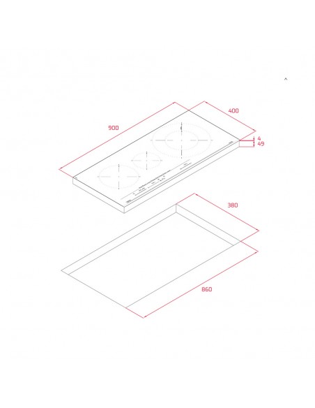 Placa Inducción - Teka IZC 93320 MST,...