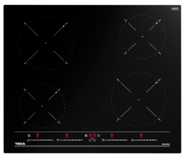 Teka – Placa inducción Teka 4 zonas de cocción – IBC 64010 BKMSS.