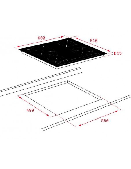 Placa Inducción - Teka IBC 64010 MSS,...
