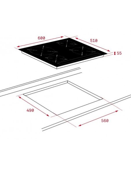 Placa Inducción - Teka IZC 64010 MSS,...
