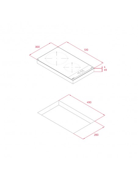 Placa Modular Inducción - Teka IBC...