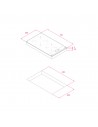 Placa Modular Inducción - Teka IBC 32000 TTC, 2 zonas de cocción, 30 cm, Negro