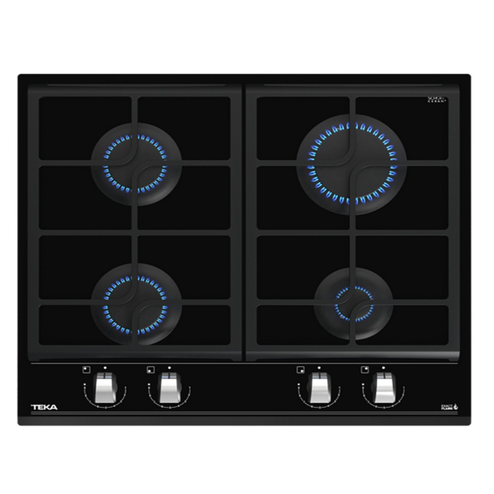Teka – Placa gas Teka 4 quemadores – GZC64300 XBA BK.
