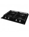 Placa Gas - Teka GZC 64300 XBA, Cuatro Fuegos, 60 cm, Butano, Bisel frontal, Inyectores Gas Natural