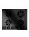 Placa Gas Natural - Teka GBC 64-G1 BM, 4 Fuegos, 60 cm, Negro Mate