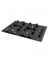 Placa Gas - Teka GBC 64003 KBA, Cuatro Fuegos, 60 cm, Butano, Inyectores Gas Natural