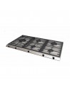 Placa Gas - Teka EX 90.1 5G AI AL DR LEFT CI, Cinco Fuegos, 86 cm, Butano, Inyectores Gas Natural