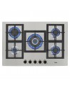 Placa Gas - Teka EFX 70.1 5G AI AL DR CI, Cinco Fuegos, 75 cm, Butano, Inyectores Gas Natural