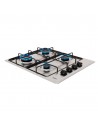 Placa Gas - Teka  HLX 640, Cuatro Fuegos, 58 cm, Natural, Inyectores Gas Butano