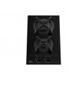 Placa Modular Gas Butano  -  Teka GBC 32000, 2 zonas, Cristal Negro