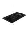 Placa Modular Gas Butano  -  Teka GBC 32000, 2 zonas, Cristal Negro