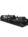 Placa Modular Gas Butano  -  Teka GBC 32000, 2 zonas, Cristal Negro