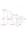 Conjunto Horno y Placa - Teka IBHE 631 715 Inox Inducción HE 715 + IBC 63100