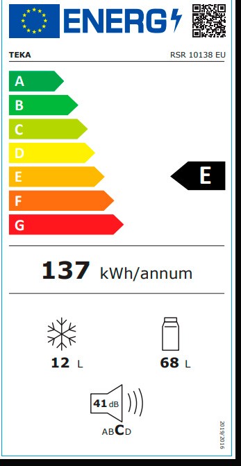 Etiqueta de Eficiencia Energética - 113320003
