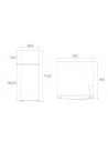 Frigorífico Dos Puertas - Teka RTF 13620, Altura 1.72m, Blanco, Eficiencia E