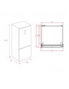 Combi Libre Instalación - Teka RBF 78725, Cristal Blanco, 1,92 metros,  No-Frost