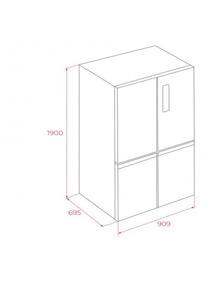 Frigorífico Multidoor - Teka  RMF...