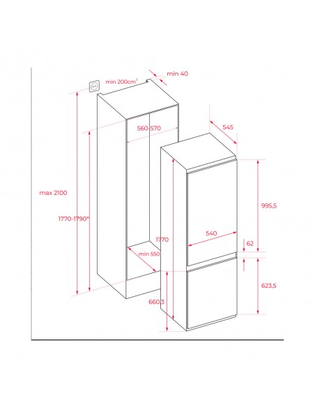 Combi Integrable - Teka  RBF 73350...