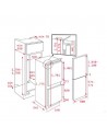 Frigorífico Combi Integrable - Teka RBF 73340 FI, Cíclico, 1.77 metros