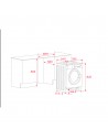 Lavadora Integrable - Teka LI6 1480, 8 Kg y 1400 RPM