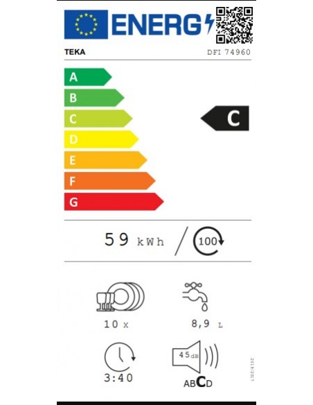 Lavavajillas Integrable - Teka DFI...