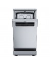 Lavavajillas Libre Instalación - Teka  DFS 24650, 9 servicios, 47 dB, 45 cm, Inox