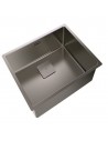 Fregadero - Teka FlexLinea RS15 50.40, Triple Posibilidad de Instalación, 60 cm,  Silent Smart, Titanium