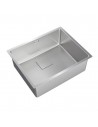 Fregadero - Teka FlexLinea RS15 40.40 M-XT, 50 cm, Triple Posibilidad de Instalación, PureClean, Silent Smart, Inox