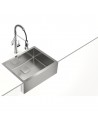 Fregadero - Teka American Pro 60 M-XP 1C Frontal, 60 cm, Inox
