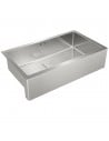 Fregadero - Teka American Pro 80 M-XP 1C Frontal, 80 cm, Inox