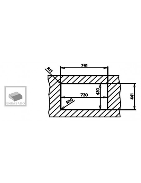 Fregadero TEKA Flex Linea RS15 2C740...