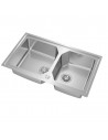 Fregadero - Teka Brooklyn 90 M-XP 2C, 90 cm, Inox