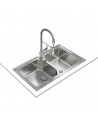 Fregadero - Teka Brooklyn 90 M-XP 2C, 90 cm, Inox